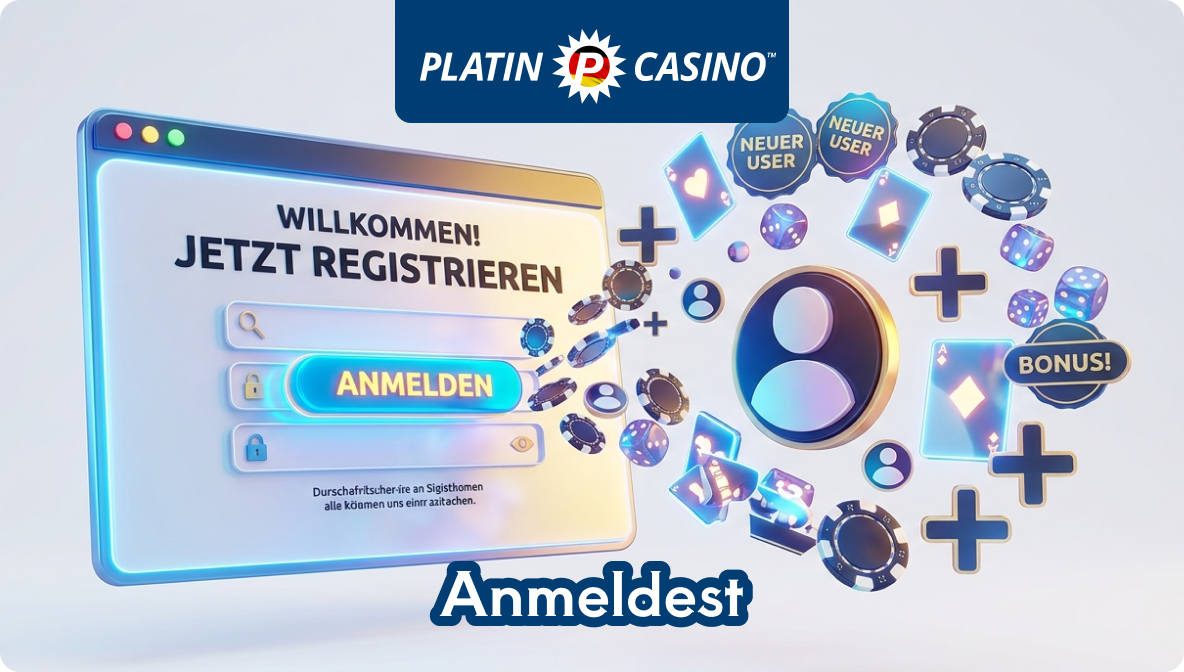Melden Sie sich einfach bei den besten Online-Casinos von Platin Casino Deutschland an